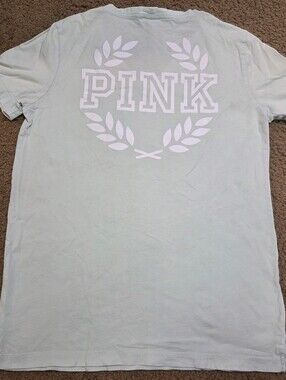 PINK Victoria's Secret Oversized Logo Pocket Tee.